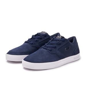 Oakley Lighthouse Lace-Up Blue Smooth Leather Mens Trainers 13550 6AC