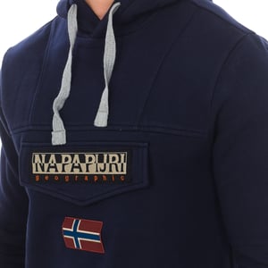 Burgee Wint 2 sweatshirt met verstelbare capuchon NP0A4GJD heren