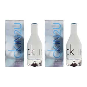 Calvin Klein CKIN2U Eau De Toilette 50ml Spray For Him X 2