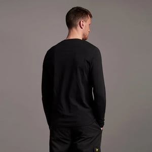 Lyle & Scott Gewoon T-shirt met lange mouwen in Zwart