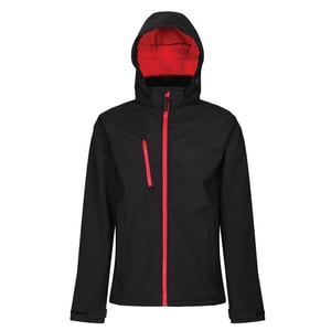 Regatta Venturer 3-laags Soft Shell Jas voor heren (Zwart/Rood)