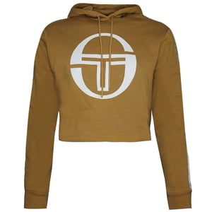 Sergio Tacchini Goran Hoodie Womens Cropped Sweatshirt Camel Trui 38072 499