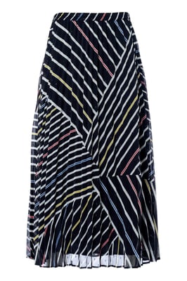 Norita Print Rok Zwart / Multi