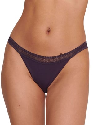 GO Ribbed Tanga Briefs 2 Pack