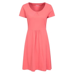 Mountain Warehouse Dam/Ladies Essentials Lora Plain Skater Dress (Korall)