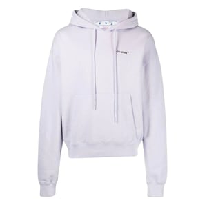 Off-White Caravaggio Arrow Over Dusty Lilac Purple Hoodie