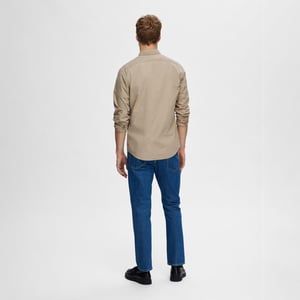Selected Rick slim fit overhemd morel