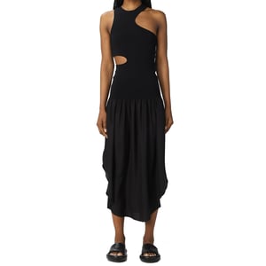 Stella Mccartney zijden maxi-jurk met uitsnijding