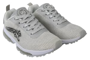 Plein Sport Women's Silver Polyester Gretel Sneakers Shoes