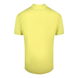 Cavalli Class Signature Logo Yellow Polo Shirt