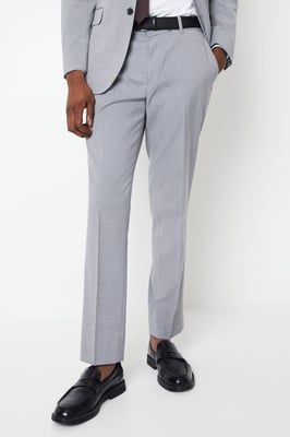 Tailored Fit Light Grey Essential Suit Trousers