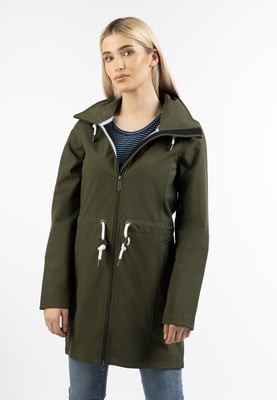 ICEBOUND softshell jas Dames donkere olijf