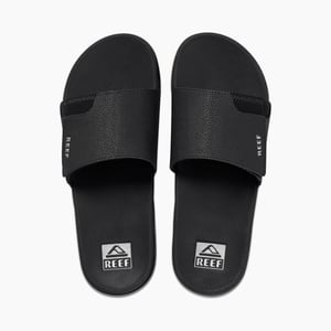 Reef Men's Fanning Slide Black Sandals