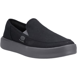 HEYDUDE Sunapee Canvas 100% Bomull Herr Svart/Mörkgrå Loafers