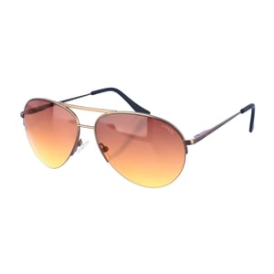 Maxy women's oval-shaped metal sunglasses