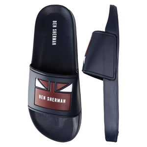 Ben Sherman Union Heren Navy Sliders