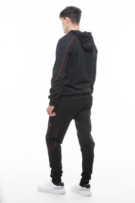 D Rock Men's Full Tracksuit 2 Piece Set with Hood