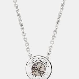 Open Circle Stone Necklace