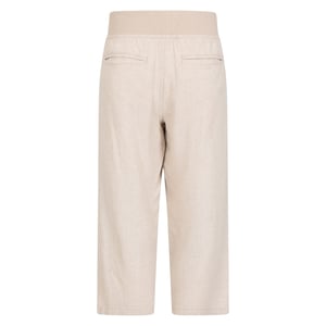 Mountain Warehouse Dames/Dames Skye Linnen Mix Capri (Beige)