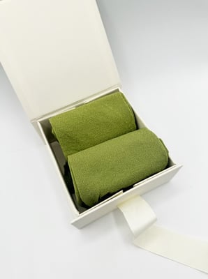 Green Glitter Socks Set - 2 pairs