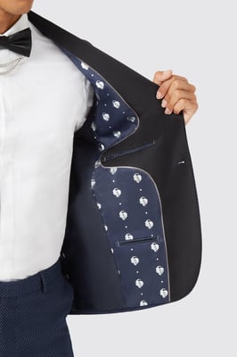 Neale Navy Jacquard Jacket TT x AM