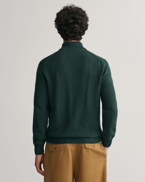 GANT Mens Casual Cotton Half Zip Jumper