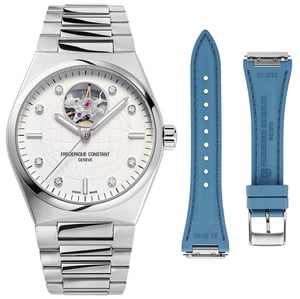 Frédérique Constant Highlife Heart Beat Dames Horloge Zilverkleurig FC-310SD2NH6B