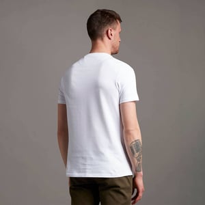 Lyle & Scott Tee SS Plain T-Shirt Wit
