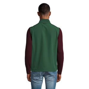 SOLS Heren Rallye Soft Shell Bodywarmer Jacket (Fles groen)
