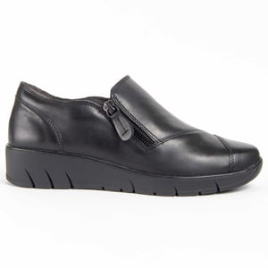 Purapiel mocassin Ailina2 Zwart