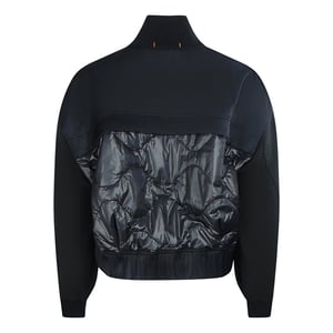 Parajumpers Fleece zwart sweatshirt met kwartrits en coltrui