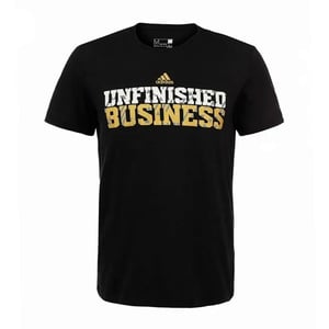 Adidas Unfinished Bussiness - T-shirt för herrar, svart