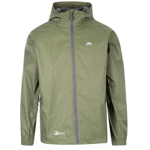 Trespass Adults Unisex Qikpac Packaway Waterproof Jacket (Moss)