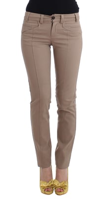 Cavalli dam beige smala byxor