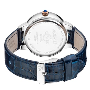 GV2 Astor II WoMens Blue Dial Blue leather band Watch