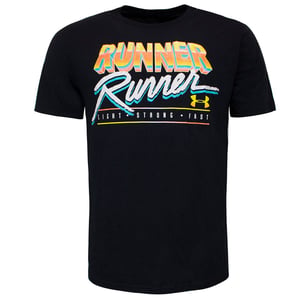 Under Armour Korte Mouw Crew Neck Zwart Heren T-shirt 1350766 001