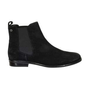 Velvet effect ankle boots with elastic bands WF200004A women