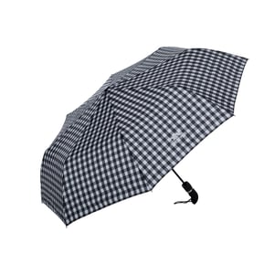 Trespass Dames Brolli Compact Paraplu (Zwarte cheque)