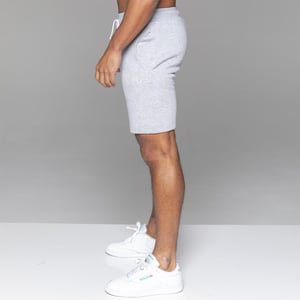 MYT Heren Fleece Korte Broek Grijs