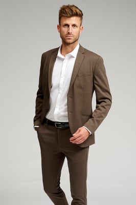 De Originele Performance Blazer - Donkerbruin
