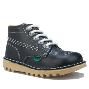 Boy's Kickers Children Kick Hi Core Boots in Navy