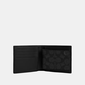3 in 1 Wallet in Pieced Signature Varsity Stripe