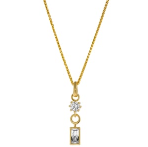 Orphelia 'Madelyn' Dames 925 Sterling Zilveren Hanger met Ketting - Goud ZH-7583/G
