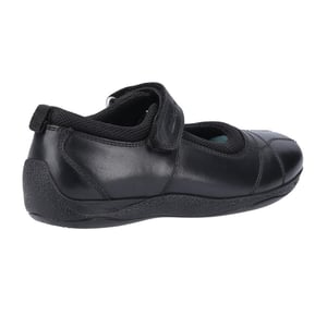 Hush Puppies Girls Clara Leather School Shoes (Black)