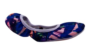Reebok True Studio Slipper Blå Textil Slip On Ballerina Skor M45521