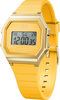 Ice Watch Ice Digit Retro - Licht Ananas Dames Gele Horloge 022053