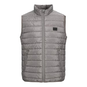 Jack & Jones Mens Puffer Gilet with Stand Up Collar Lightweight