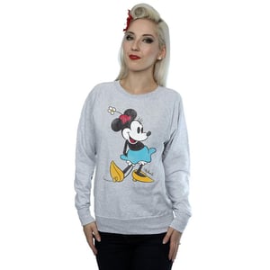 Disney Dames/Dames Klassiek Minnie Mouse Heather Sweatshirt (Grijs)