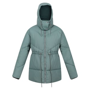 Regatta Womens/Ladies Rurie Baffled Padded Jacket (Dark Forest Green)