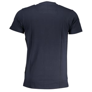 Cavalli Class Bold White Logo Navy Blue T-Shirt